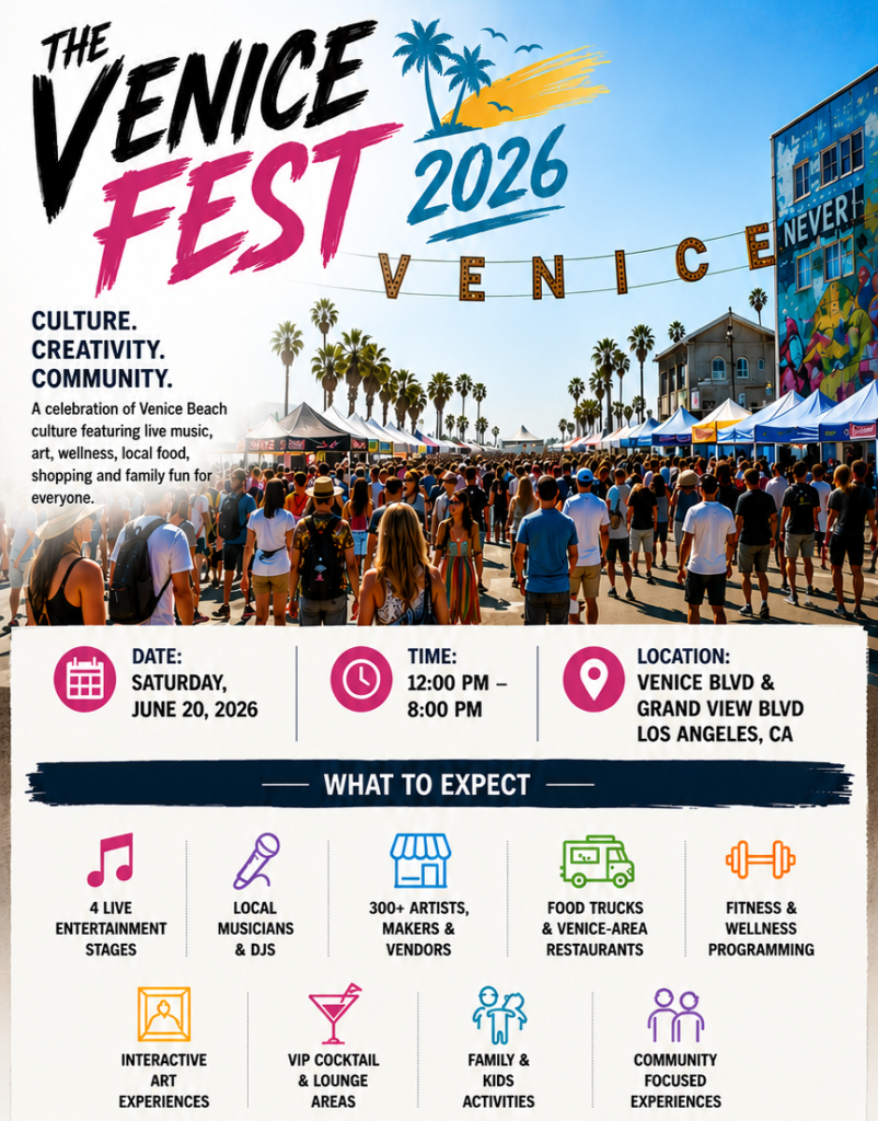 The Venice Fest 2026 Lets Talk Los Angeles
