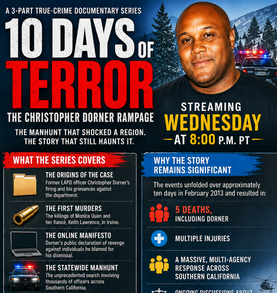 10 days of terror The Dorner manhunt Let’s Talk los Angeles
