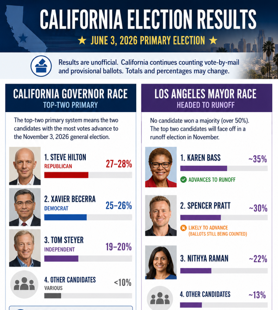California primary election results Let’s Talk Los Angeles
