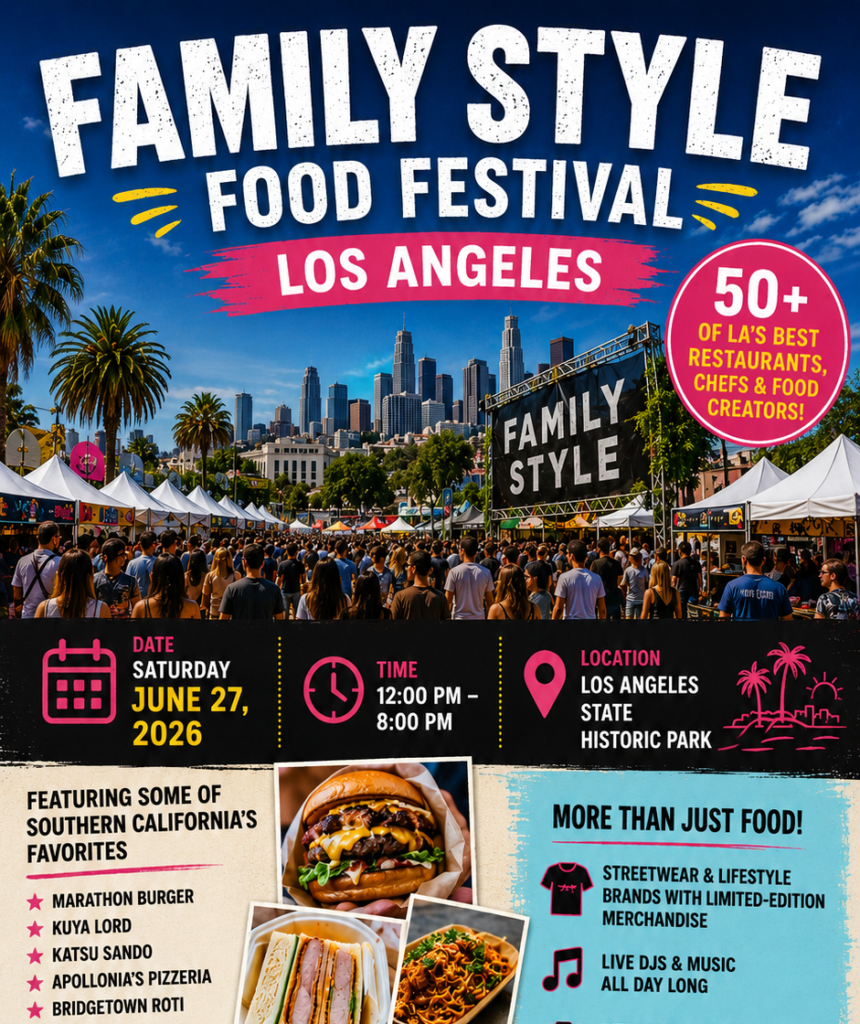 Family Style food festival 2026 Let’s Talk Los Angeles