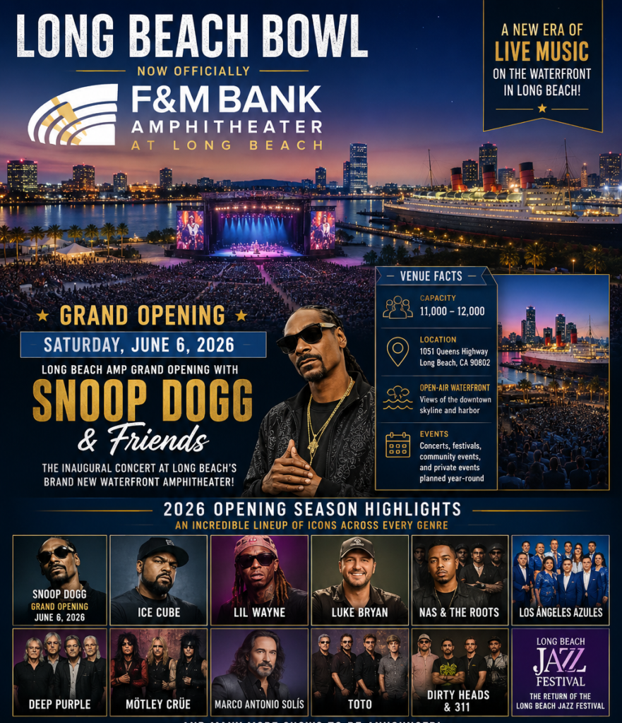 Grand opening at Long Beach Amphitheater Let’s Talk Los Angeles