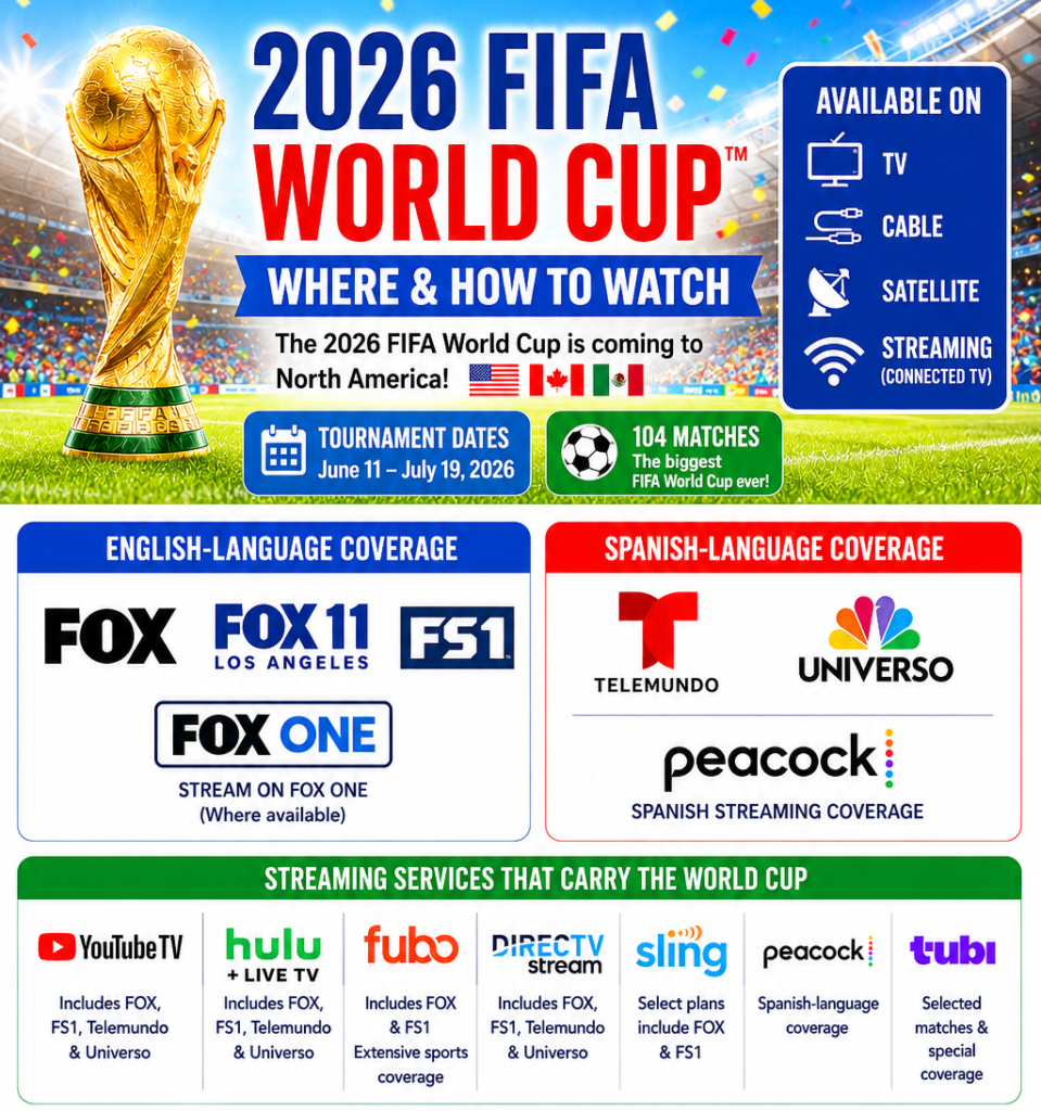 Where to watch Fifa World Cup on TV Let’s Talk los Angeles