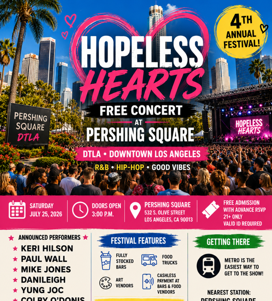 Hopeless hearts Festival DTLA Let’s Talk Los Angeles