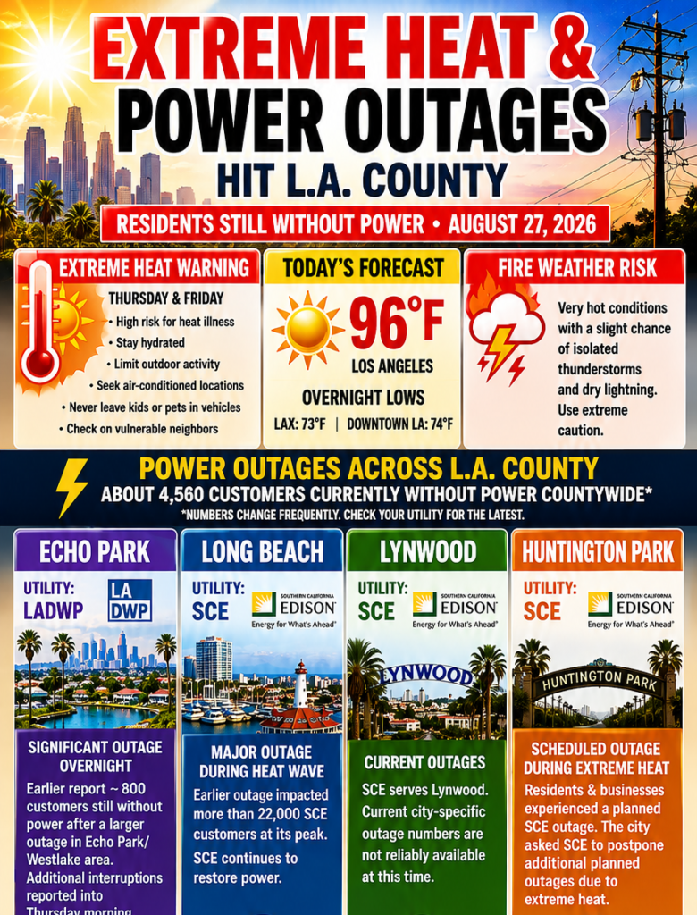 LA Power Outages and Extreme Heat Let’s Talk Los Angeles