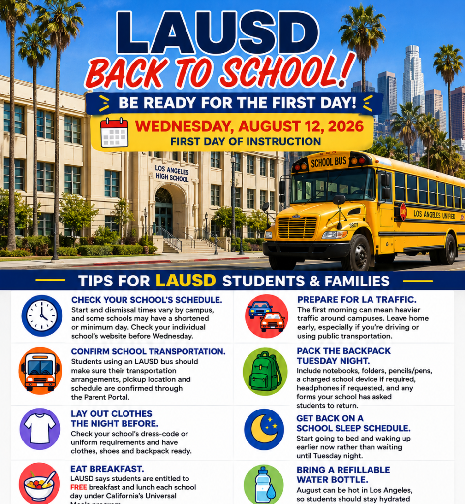 LAUSD Back to School 2026 Let’s Talk Los Angeles